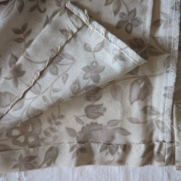 Vintage Classique Collections Beige Paisley Floral Skirt (Size 4/5) - Picture 9 of 12